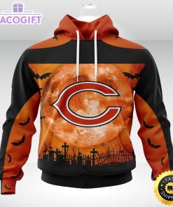 personalized nfl chicago bears hoodie specialized halloween concepts kits 3d unisex hoodie