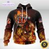 personalized nfl cincinnati bengals hoodie honor firefighters first responders unisex hoodie