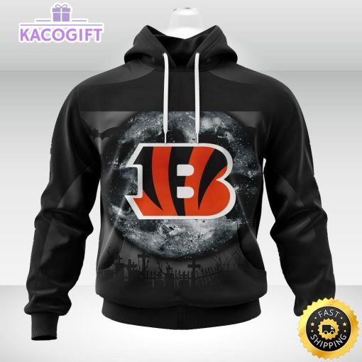 personalized nfl cincinnati bengals hoodie specialized halloween concepts kits 3d unisex hoodie