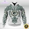 personalized nfl green bay packers hoodie norse viking symbols unisex hoodie