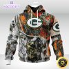 personalized nfl green bay packers hoodie special fall and winter bow hunting unisex hoodie