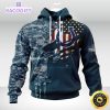 personalized nfl indianapolis colts hoodie special navy camo veteran design 3d unisex hoodie