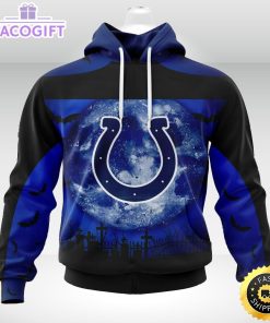 personalized nfl indianapolis colts hoodie specialized halloween concepts kits 3d unisex hoodie