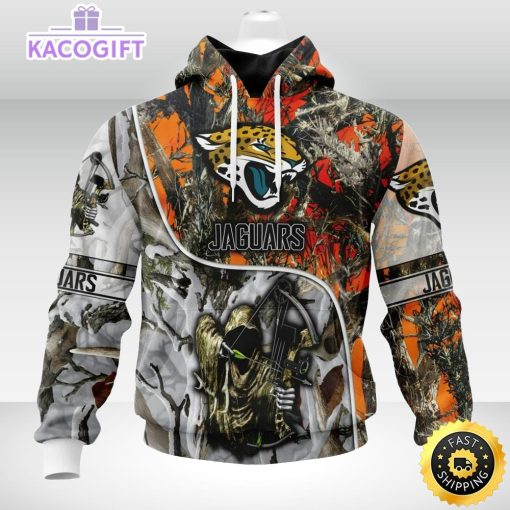 personalized nfl jacksonville jaguars hoodie special fall and winter bow hunting unisex hoodie