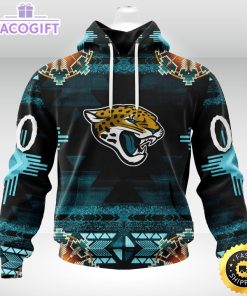 personalized nfl jacksonville jaguars hoodie special native costume design 3d unisex hoodie