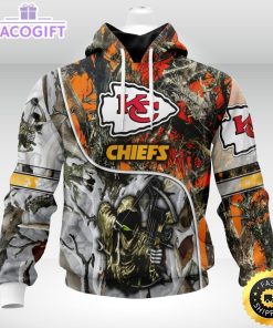 personalized nfl kansas city chiefs hoodie special fall and winter bow hunting unisex hoodie