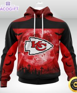 personalized nfl kansas city chiefs hoodie specialized halloween concepts kits 3d unisex hoodie