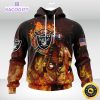 personalized nfl las vegas raiders hoodie honor firefighters first responders unisex hoodie