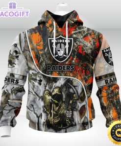 personalized nfl las vegas raiders hoodie special fall and winter bow hunting unisex hoodie