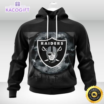 personalized nfl las vegas raiders hoodie specialized halloween concepts kits 3d unisex hoodie