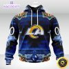 personalized nfl los angeles rams hoodie special native costume design 3d unisex hoodie