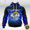 personalized nfl los angeles rams hoodie specialized halloween concepts kits 3d unisex hoodie