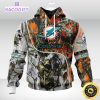 personalized nfl miami dolphins hoodie special fall and winter bow hunting unisex hoodie