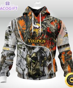 personalized nfl minnesota vikings hoodie special fall and winter bow hunting unisex hoodie