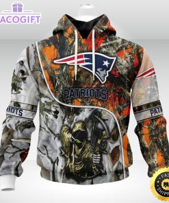 personalized nfl new england patriots hoodie special fall and winter bow hunting unisex hoodie