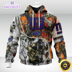 personalized nfl new york giants hoodie special fall and winter bow hunting unisex hoodie