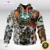 personalized nfl new york jets hoodie special fall and winter bow hunting unisex hoodie