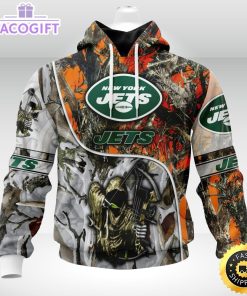 personalized nfl new york jets hoodie special fall and winter bow hunting unisex hoodie