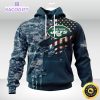 personalized nfl new york jets hoodie special navy camo veteran design 3d unisex hoodie