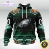 personalized nfl philadelphia eagles hoodie special native costume design 3d unisex hoodie