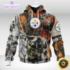personalized nfl pittsburgh steelers hoodie special fall and winter bow hunting unisex hoodie