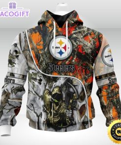 personalized nfl pittsburgh steelers hoodie special fall and winter bow hunting unisex hoodie