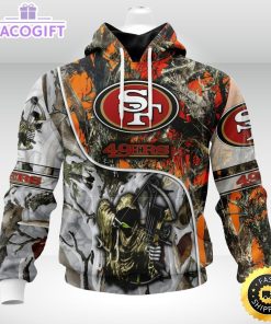 personalized nfl san francisco 49ers hoodie special fall and winter bow hunting unisex hoodie