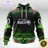 personalized nfl seattle seahawks hoodie special native costume design 3d unisex hoodie