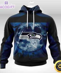 personalized nfl seattle seahawks hoodie specialized halloween concepts kits 3d unisex hoodie