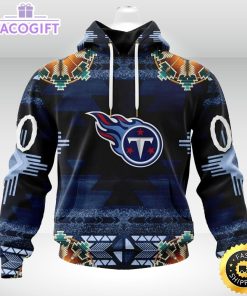 personalized nfl tennessee titans hoodie special native costume design 3d unisex hoodie