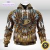 personalized nhl anaheim ducks hoodie special native hat costume design unisex 3d hoodie