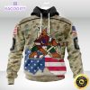 personalized nhl arizona coyotes hoodie camo unisex 3d hoodie