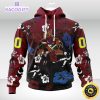 personalized nhl arizona coyotes hoodie hawaiian style design for fans unisex 3d hoodie