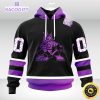 personalized nhl arizona coyotes hoodie special black hockey fights cancer unisex hoodie