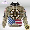 personalized nhl boston bruins hoodie camo unisex 3d hoodie