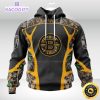 personalized nhl boston bruins hoodie special camo hunting design unisex 3d hoodie