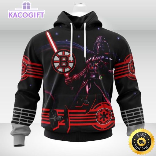 personalized nhl boston bruins hoodie specialized darth vader version jersey 3d unisex hoodie