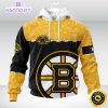 personalized nhl boston bruins hoodie specialized hockey with paisley unisex 3d hoodie