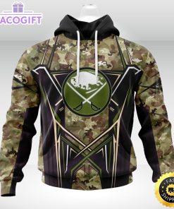 personalized nhl buffalo sabres hoodie special camo color design unisex 3d hoodie