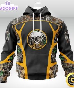 personalized nhl buffalo sabres hoodie special camo hunting design unisex 3d hoodie