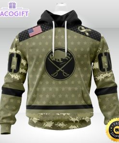 personalized nhl buffalo sabres hoodie special camo military appreciation unisex hoodie