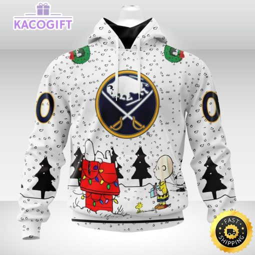 personalized nhl buffalo sabres hoodie special peanuts design unisex hoodie