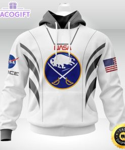 personalized nhl buffalo sabres hoodie special space force nasa astronaut unisex 3d hoodie