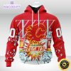 personalized nhl calgary flames hoodie with ice hockey arena 3d unisex hoodie
