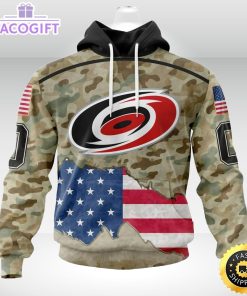 personalized nhl carolina hurricanes hoodie camo unisex 3d hoodie