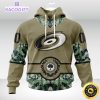 personalized nhl carolina hurricanes hoodie military camo with city or state flag 3d unisex hoodie