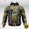 personalized nhl carolina hurricanes hoodie special camo color design unisex 3d hoodie