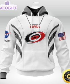 personalized nhl carolina hurricanes hoodie special space force nasa astronaut unisex 3d hoodie