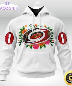 personalized nhl carolina hurricanes hoodie specialized dia de muertos 3d unisex hoodie