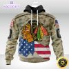 personalized nhl chicago blackhawks hoodie camo unisex 3d hoodie